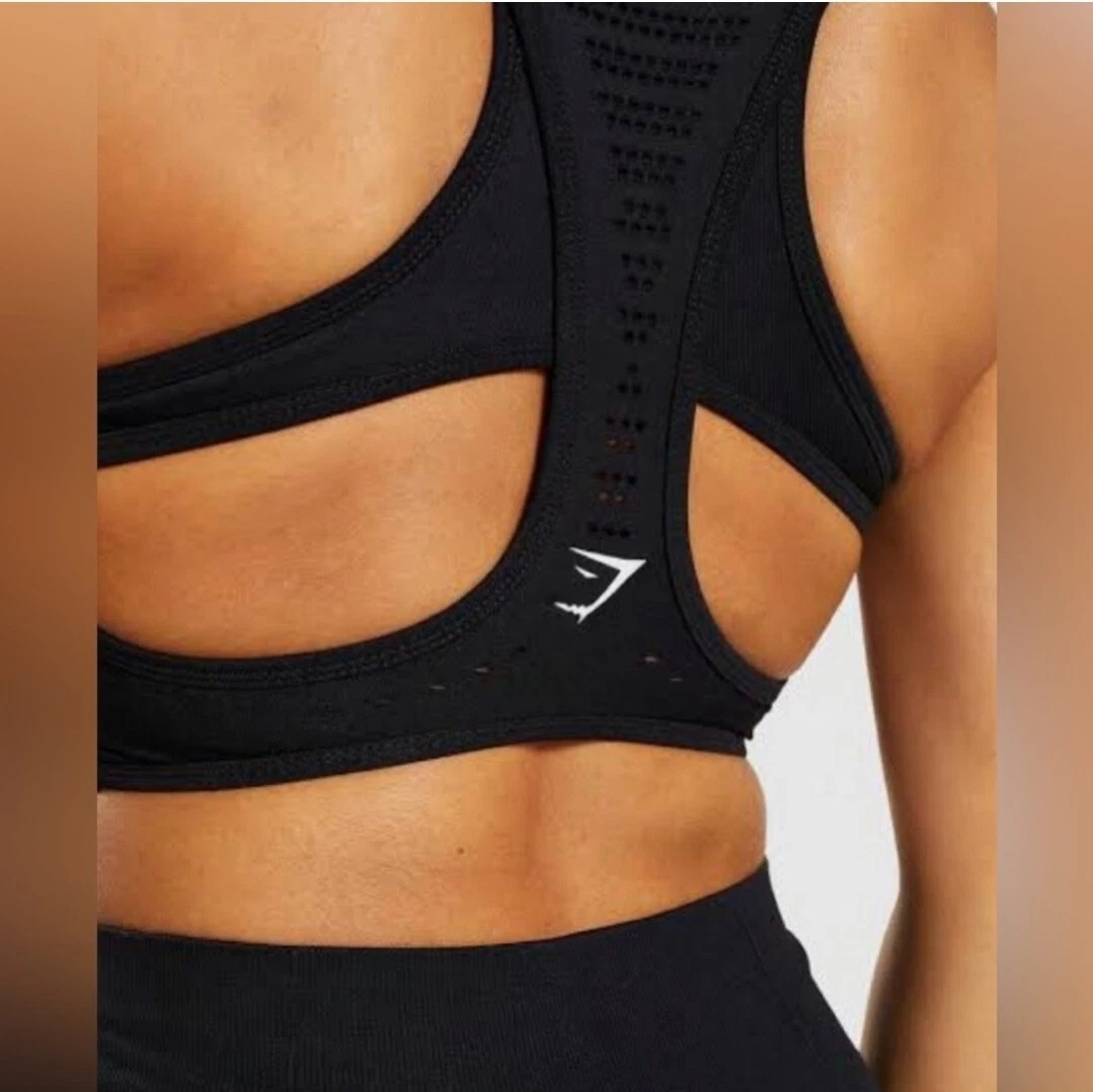 gymshark flawless knit high neck tank-bra