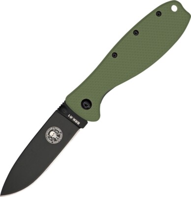 BRK by ESEE Messer ZANCUDO FRAMELOCK OD/BLACK Folder D2 Stahl GRN Griff 