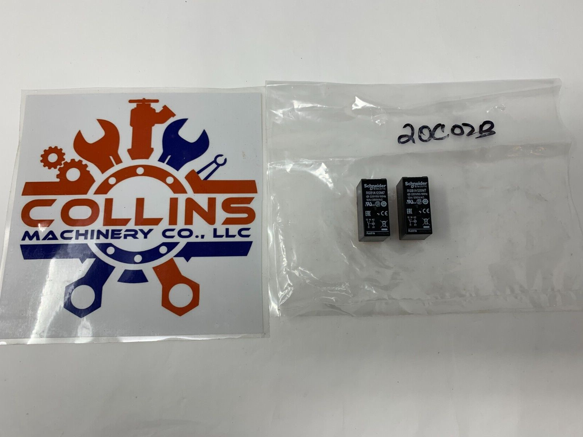 Schneider Electric RSB1A120M7 Interface Plug-In Relay 220VAC 12A
