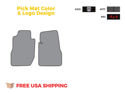 FITS 2005-2010 Dodge Dakota Floor Mat 2pc Cutpile