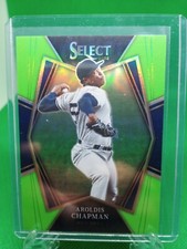 2022 Select Base Premier Level Neon Green #196 Aroldis Chapman /99 - Yankees