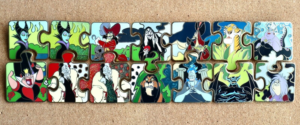 Disney Villains Character Connection Puzzle Piece Maleficent