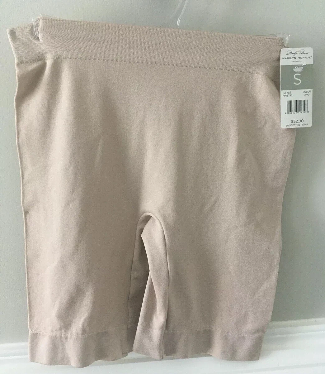 NEW Marilyn Monroe Shaping Shorts Size Small Beige Shapewear