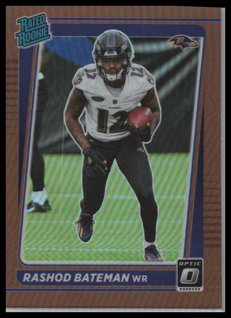 2021 Donruss Optic #210 Rashod Bateman Bronze