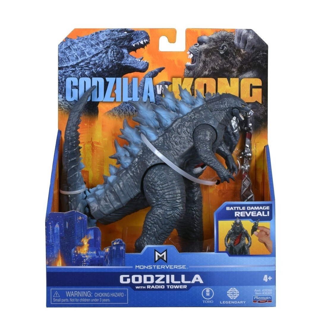 GODZILLAフィギュア6点セット　未使用 Godzilla Vs Kong GODZILLA WTH RADIO TOWER 6