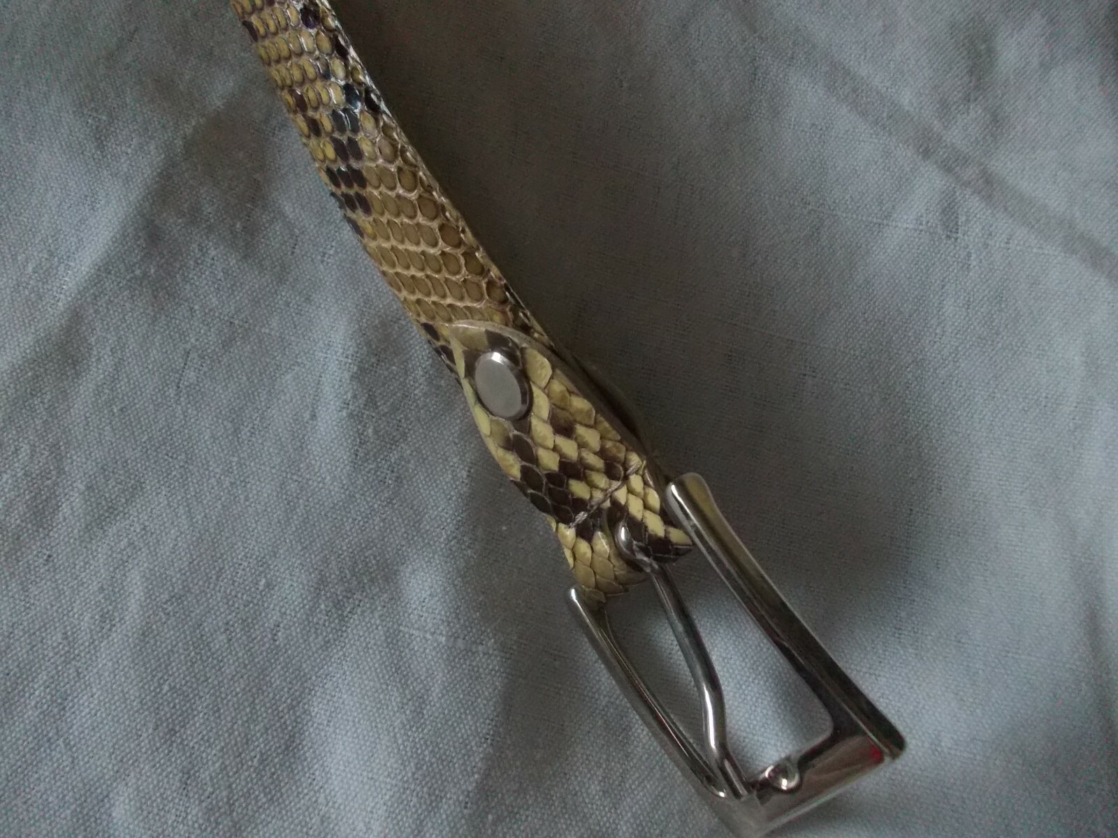 CINTURA DONNA - VERO PITONE - CM. 115 - image 1