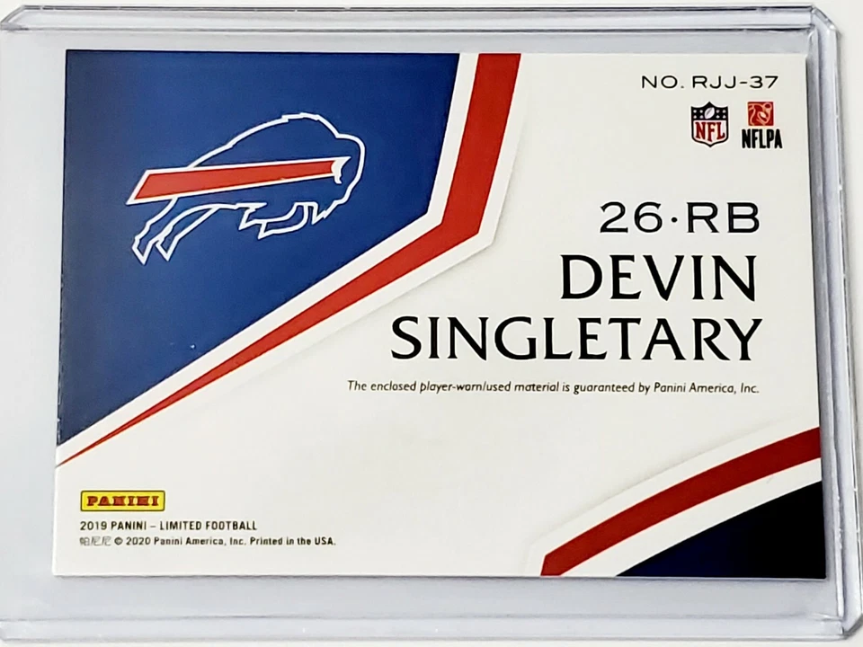 2019 Limited Rookie Jersey Jumbo Devin Singletary SP #'d 6/99 - Image 2 of 2