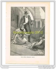 LITTLE HUDDLED-UP PARTY, THE QUIVER, BOOK ILLUSTRATION (PRINT) 1899