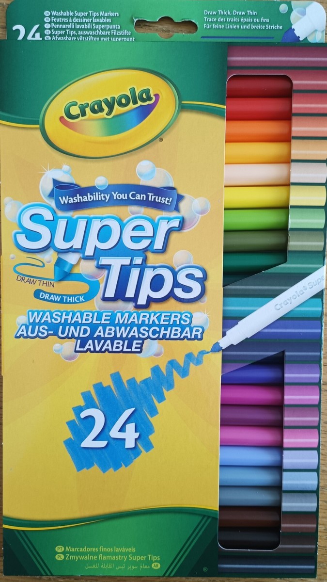 Cheap CRAYOLA SuperTips Washable Markers Assorted Colours (Pack
