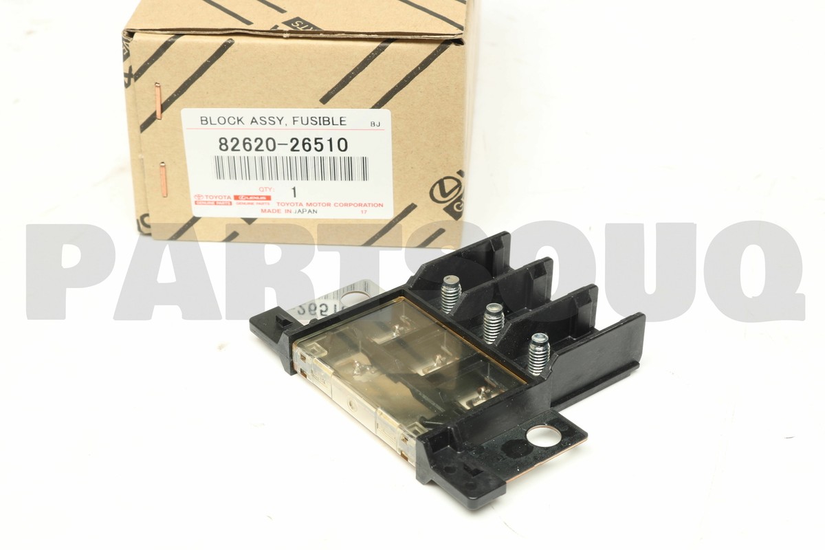 8262026510 Genuine Toyota BLOCK ASSY, FUSIBLE LINK 82620-26510 | eBay