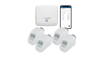 Homematic IP Set Raumklima mit Access Point, 4x Heizkörperthermostat