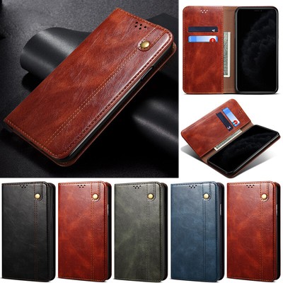 Retro Wallet Leather Flip Cover Case For Xiaomi Redmi Note 11s Note 10 5G 9A 9C