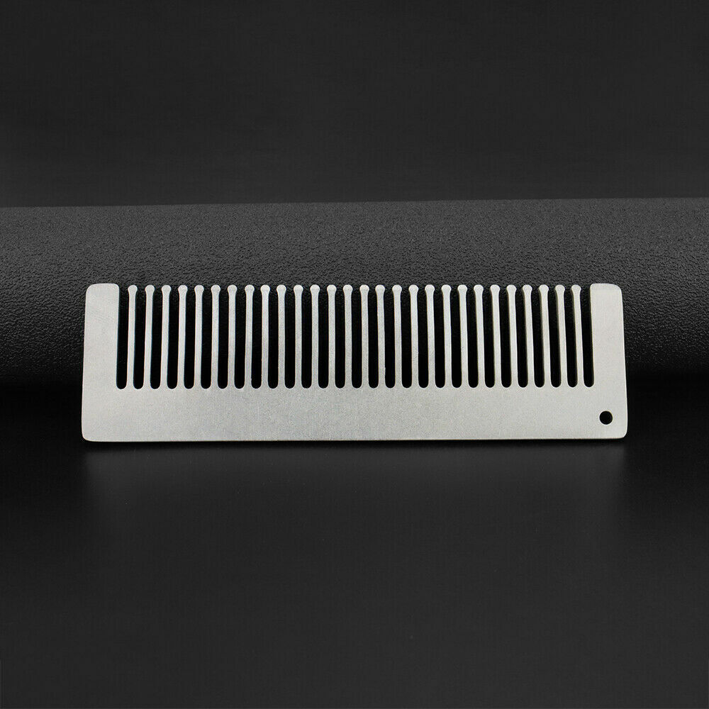 Antistatic Health Hair Comb Titanium Keychain Comb Unique Fashion Pocket Comb