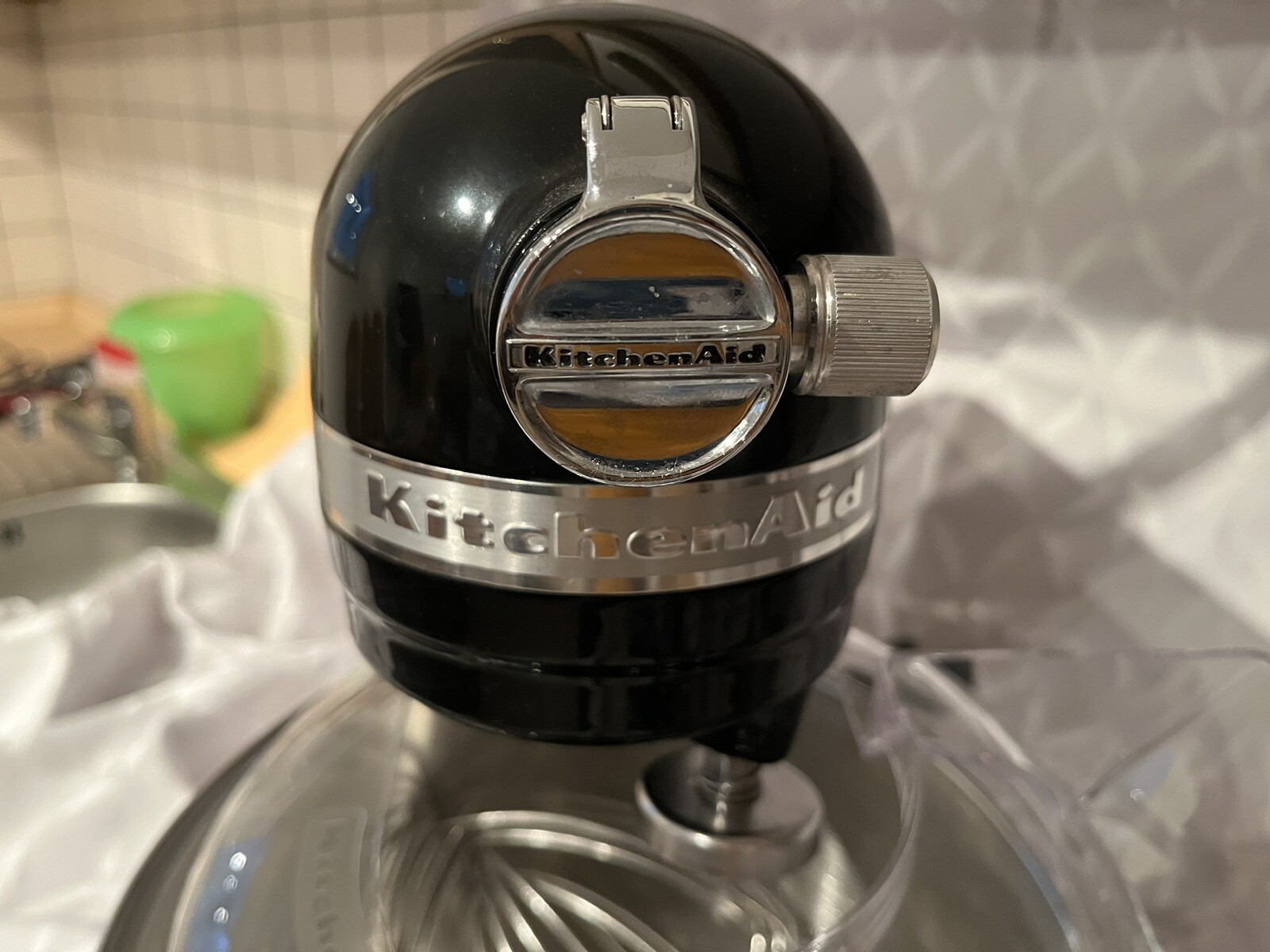 KitchenAid Artisan Küchenmaschine Onyx, 6,9 Liter, gebraucht in Top