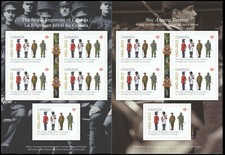 Canada Stamp #2580a - The Royal Regiment of Canada (2012) 10 x P (61¢) Bookle...
