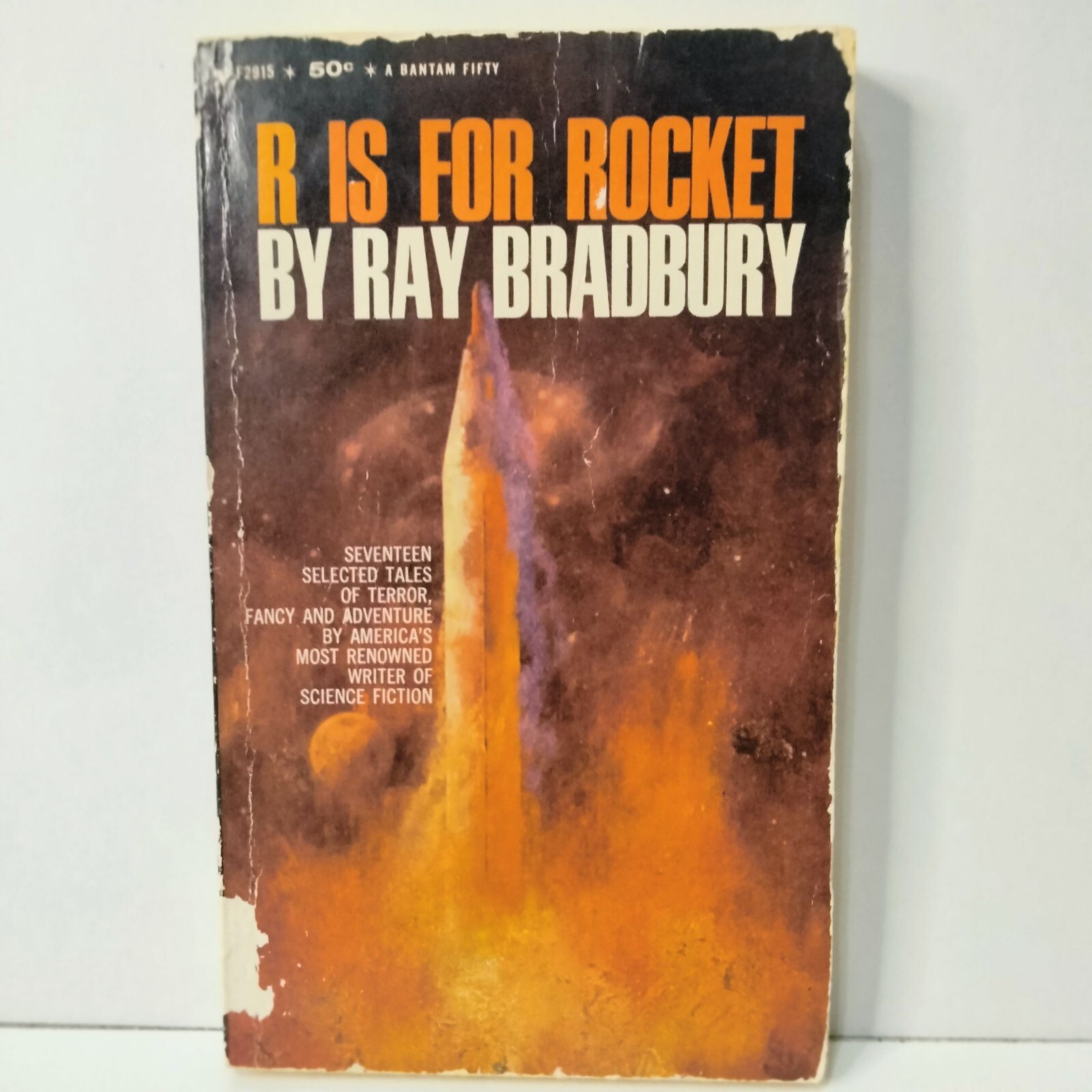 R Is For Rocket By Ray Bradbury Vintage Paperback 1962 Bantam Fifty Sci-Fi
