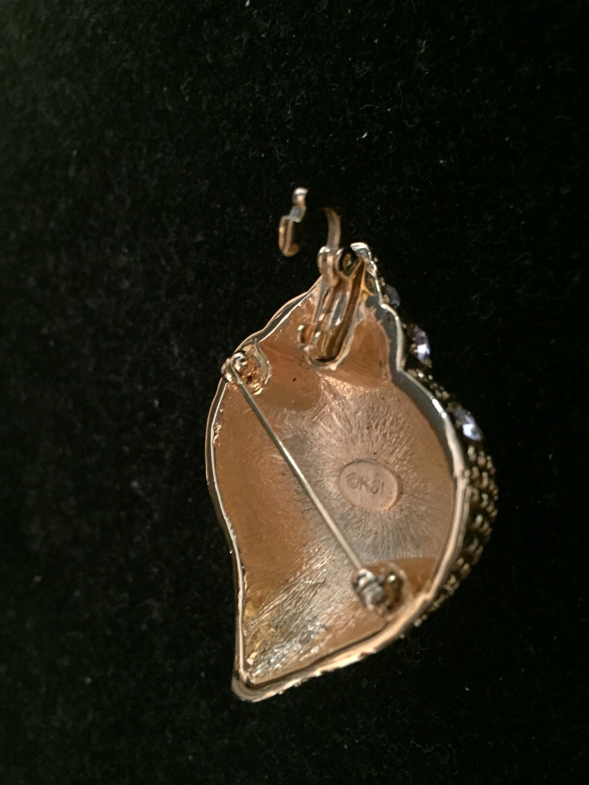 Kenneth Jay Lane Snail KJL Vintage Brooch - image 3