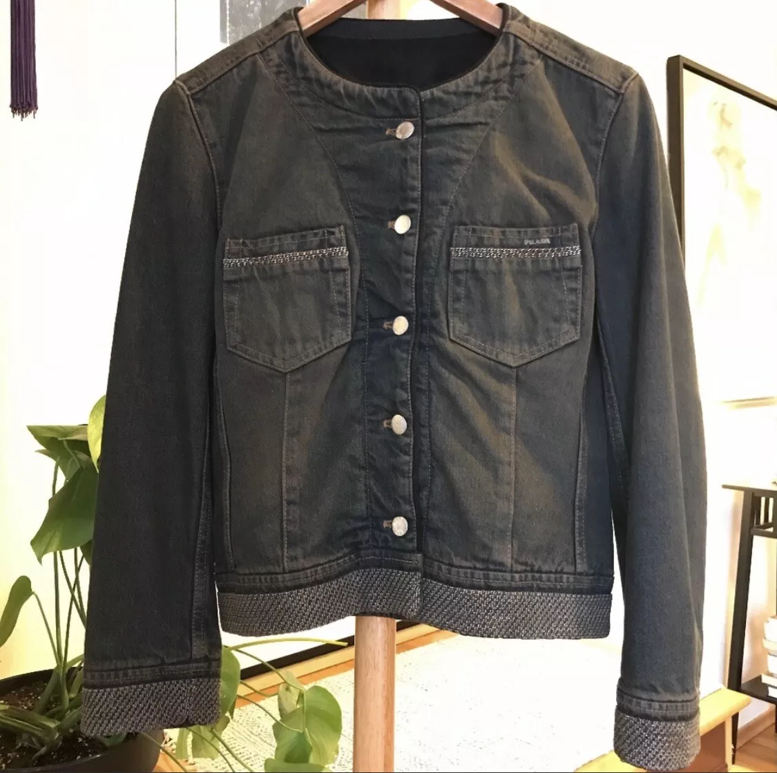 Prada denim hotsell jacket