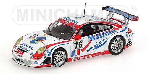 1:43 Minichamps Porsche 911 Gt3-Rsr Imsa Matmut Le Mans 2007 400076776 Diecast M
