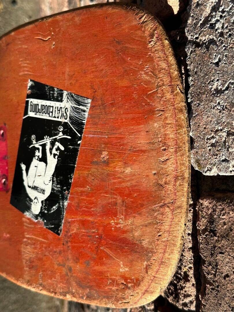 New Deal Ed Templeton 1990 Original Skateboard Deck CAT New Deal Ed Templeton 1990 Original Skateboard Deck CAT