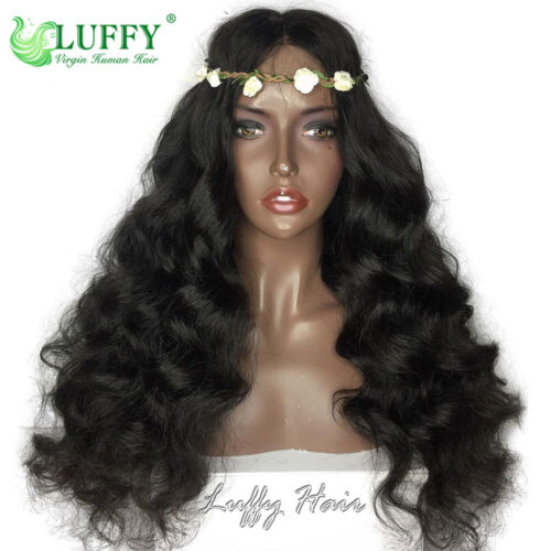 Body Wave 5x5 Silk Base Full Lace Wig Pre Plucked Virgin Human Hair Silk Top Wig - Picture 1 of 16