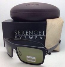 SERENGETI PHOTOCHROMIC POLARIZED Sunglasses Duccio 7817 Black Frame w/ PhD 555NM