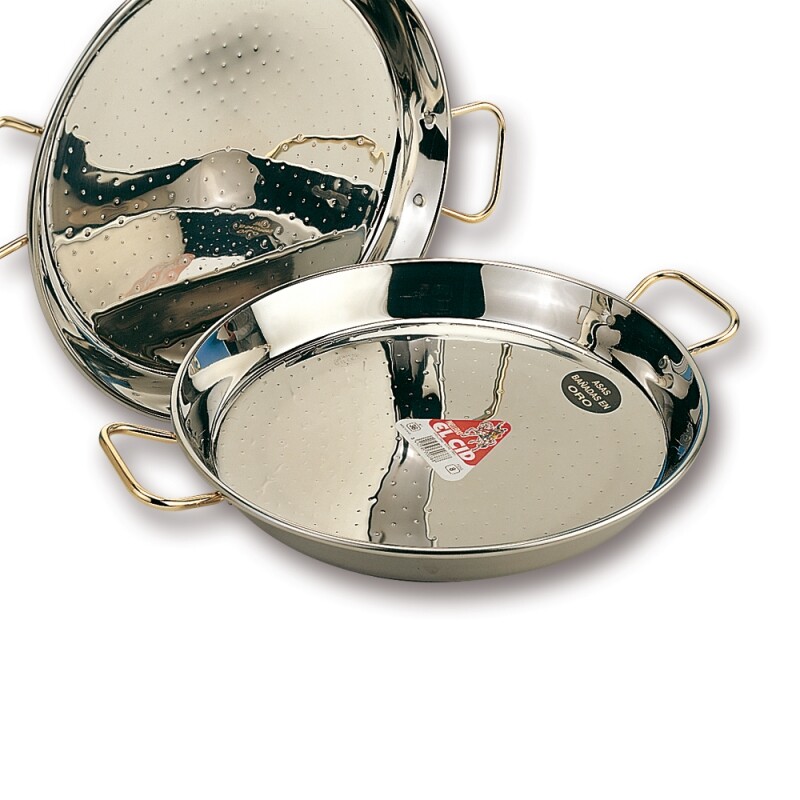 Sartén De Paella De Acero Inoxidable 50Cm