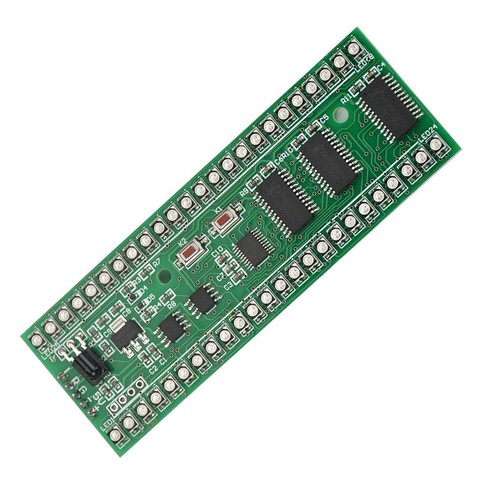 RGB MCU Display Pattern Dual Channel 24 LED VU Level Indicator Meter F ...