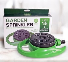 Garden Watering Sprinkler Hose 360° Lawn Grass Irrigation 9 Functions Spray