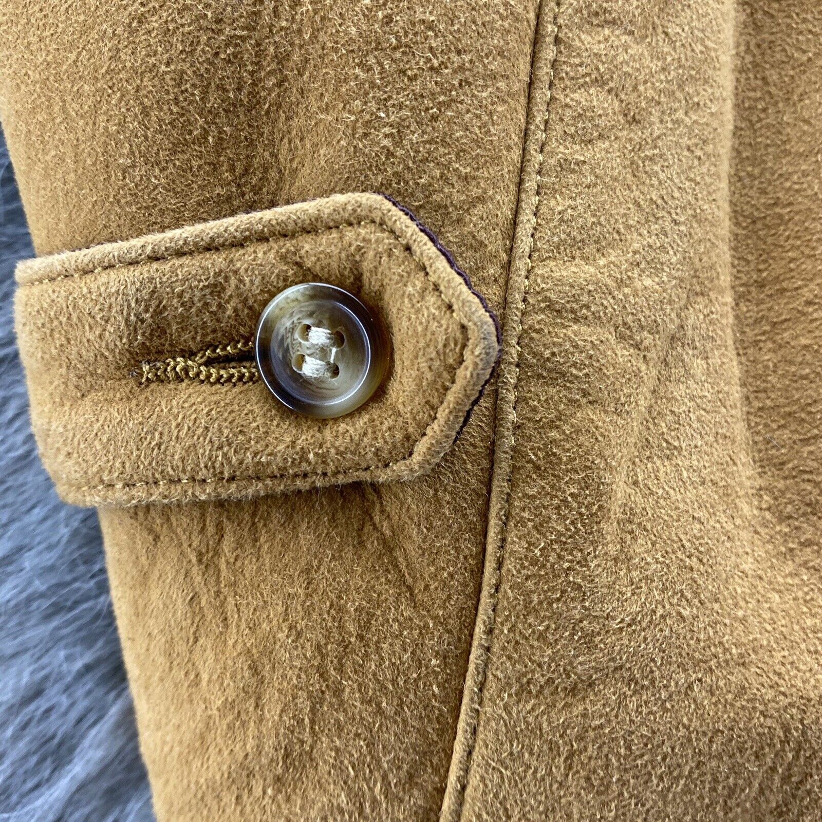 Timberland Tan Lambskin Leather Vest Weather Gear… - image 10