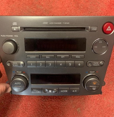 2005 Subaru Legacy OEM Radio Receiver with AC Heater Climate Control ...