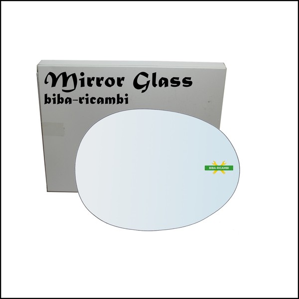 Glas RüCkspiegel Verchromt Seite Dx-Passeggero FüR Peugeot 107 Von 2005&G-image