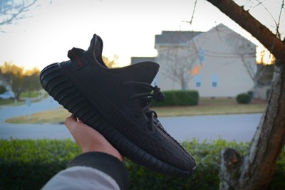 yeezy black static non reflective