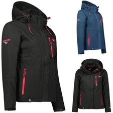 Geographical Norway Giacca Softshell Da Donna Con Cappuccio Rimovibile