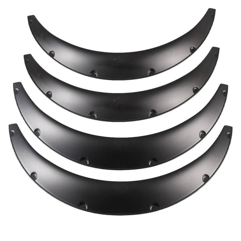 For Toyota Tacoma 95-04 Extended Fender Flares Wide Body Wheel Arches Matt Black - Image 3 of 4