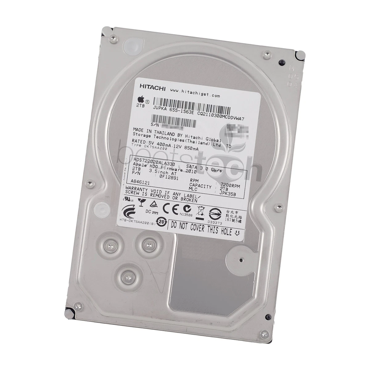 Hitachi SATA II 2TB Storage Capacity Hard Drives (HDD, SSD & NAS