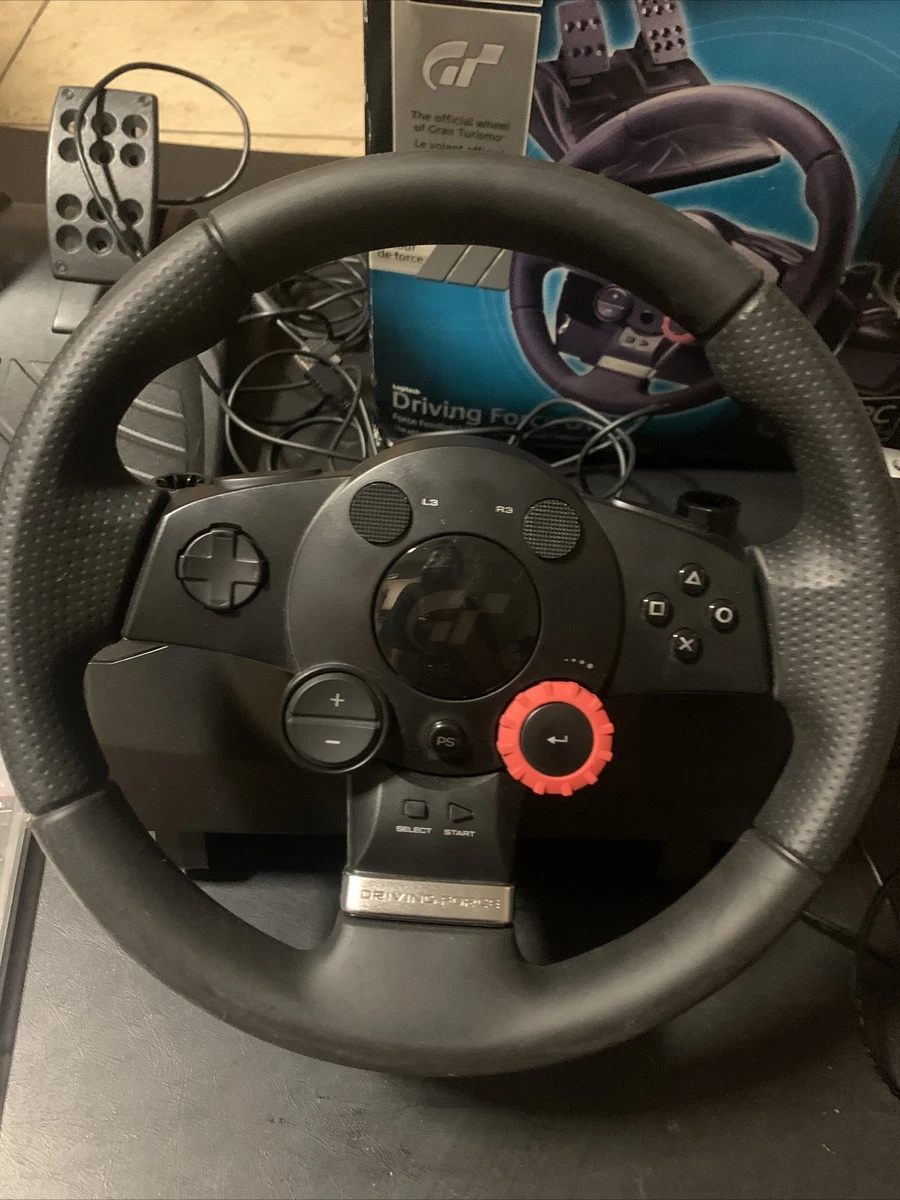 Logitech Driving Force GT EX5C19 Steering Wheel Foot Pedals Tested