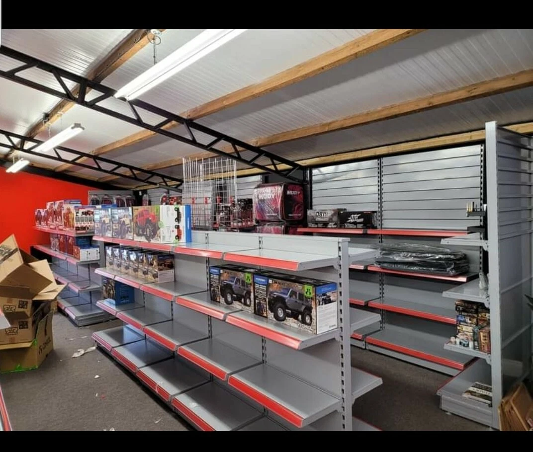 Used on sale shop shelving
