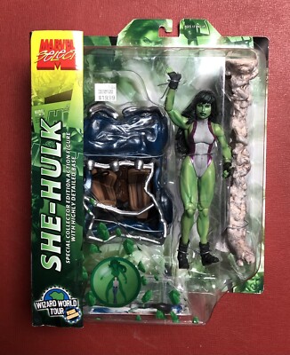 Marvel Select 7'' SHE-HULK  Wizard World Tour Fan Choice Diamond Toys New NIP