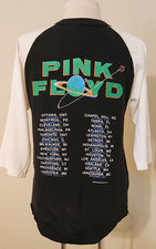Vintage Pink Floyd 1987 Tour Raglan Shirt Momentary Lapse of Reason LARGE