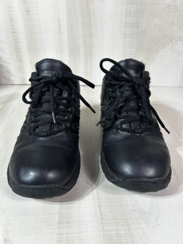 converse non slip oil resistant work shoes Men's Size  Black Leather |  eBay