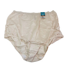 Vanity Fair Womens Size L/7 Fawn Tailored Nylon Brief Pantie Underwear