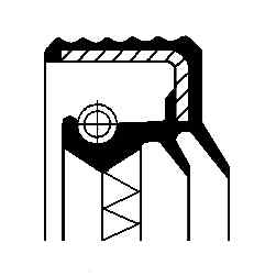 Front CORTECO 01016684B Shaft Seal, wheel hub for ,RENAULT TRUCKS