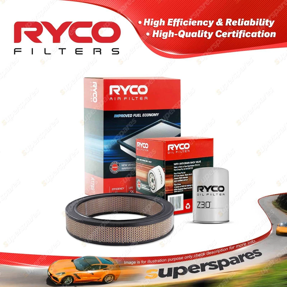 Ryco Oil Air Filter for Holden Berlina VK V8 Commodore VB Monaro Statesman - image 2 of 2