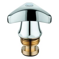 Grohe Oberteil 11101, DN 15, Trecorn-Griff, Markierung Blau, Chrom 11101000