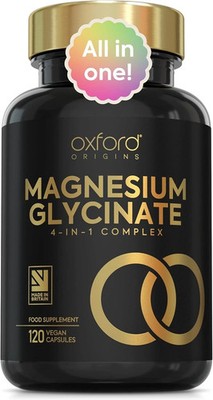 Advanced Magnesium Glycinate 4-in-1 Komplex | Hergestellt in 120 Stück (1er Pack)