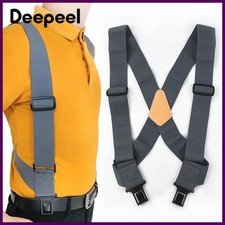 Deepeel 5 120cm Adult Mens Suspenders Elastic Widen Men's Braces Adjustable