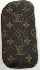 LOUIS VUITTON Etui a Lunettes Simple Glasses Case M62969 Monogram Brown Used