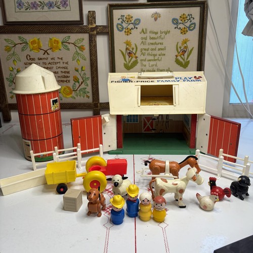 Fisher Price Family Farm play set vintage 1967/68