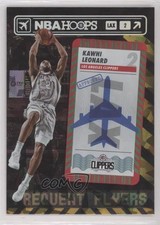2021-22 Panini NBA Hoops Frequent Flyers Green Ice Kawhi Leonard #8 wq8